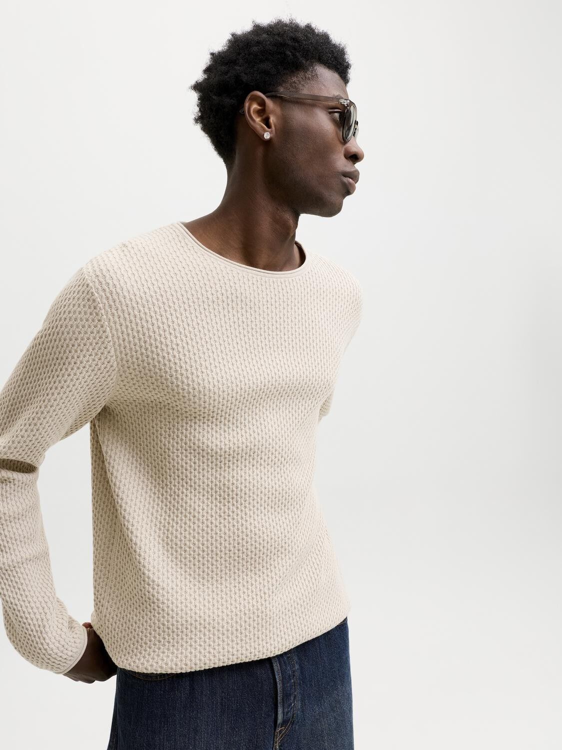 Jprblumason Knit Crew Neck Sn