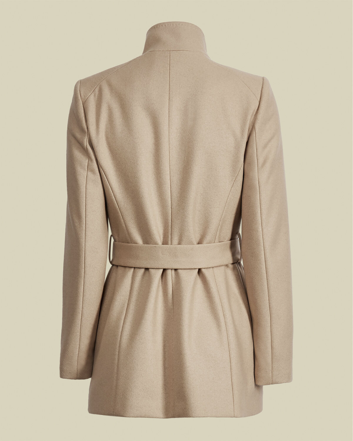 ROSESS Short Wool Wrap Coat