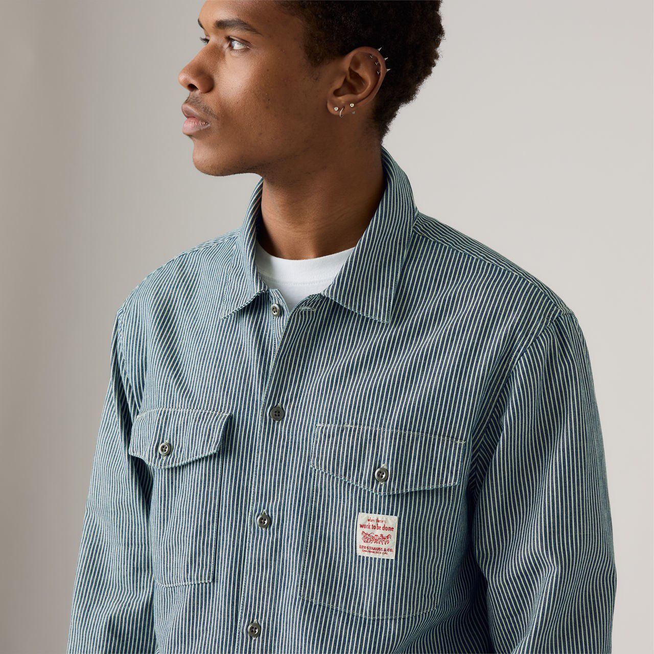 Long Sleeve Worker Shirt