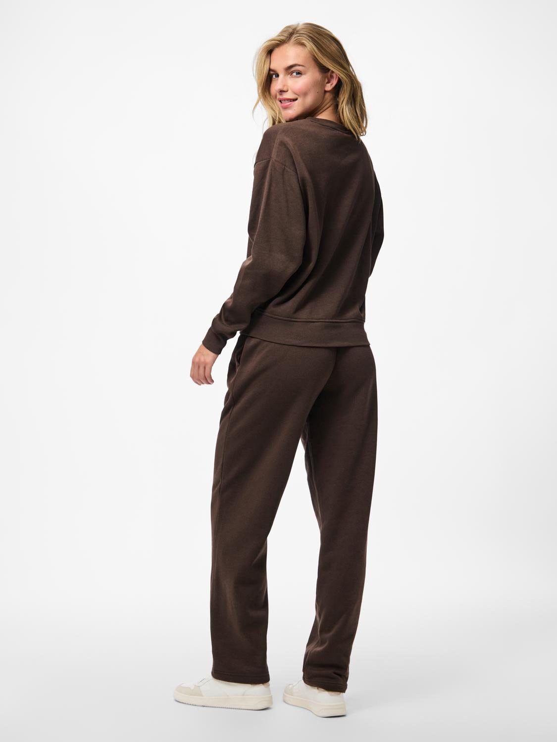 Pieces PCCHILLI LS NOOS BC - Sweat à Capuche - Light Grey Melange/gris