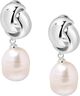 Pearl Drop Earrings in Silver