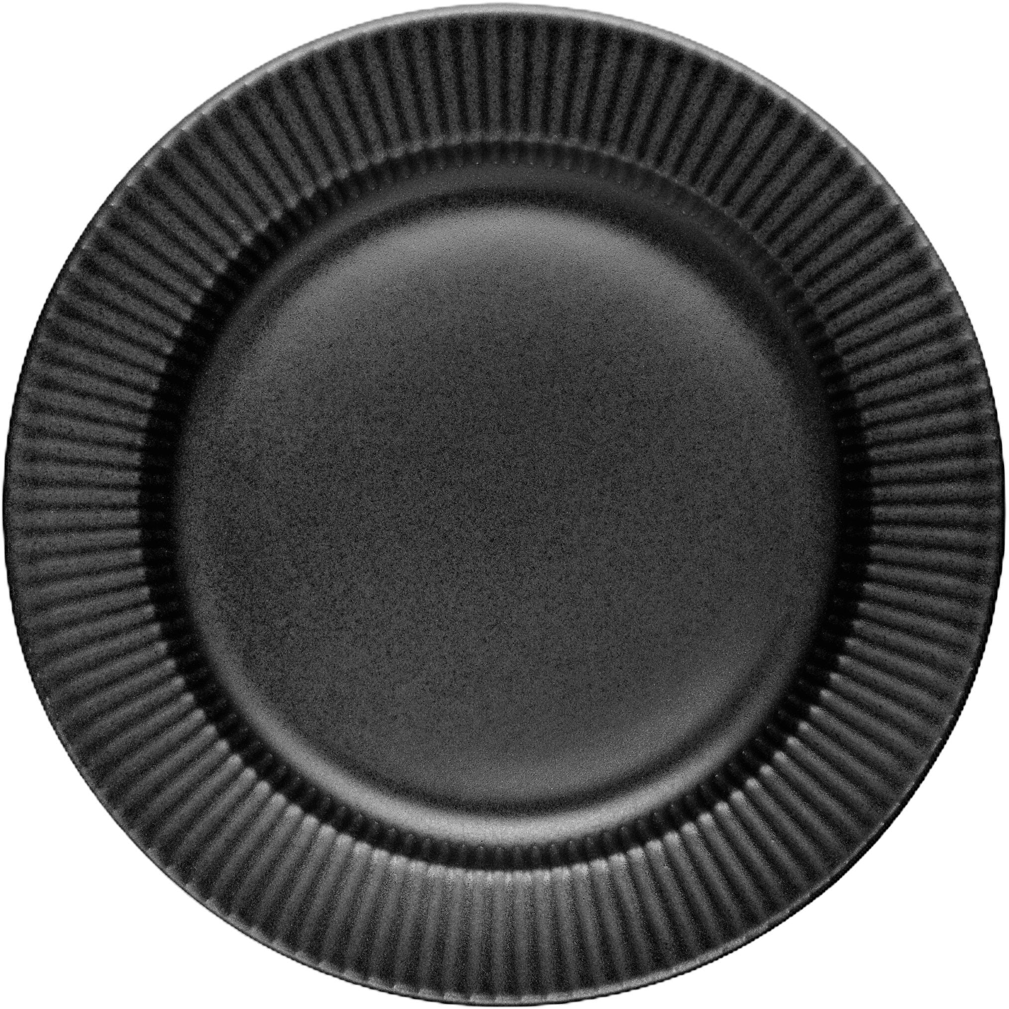 Legio Nova Frokosttallerken 22 cm Black - 4 stk