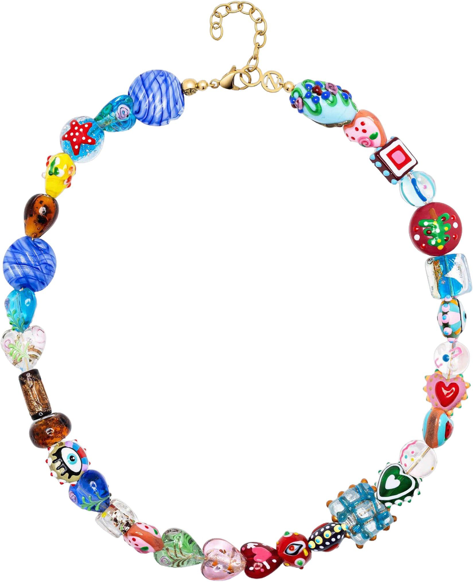 Beaded Charm Necklace