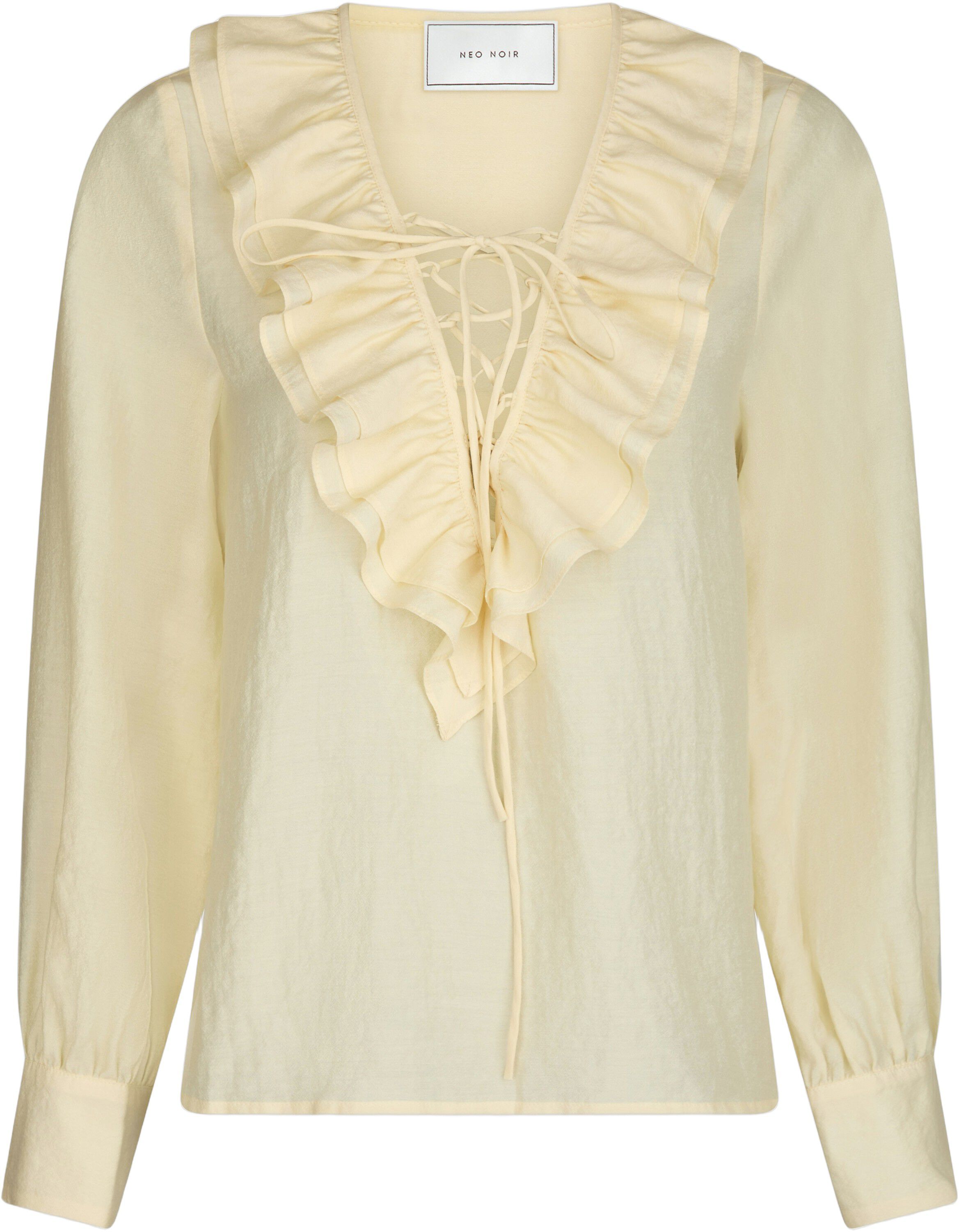 Katarina Crepe Ruffle Blouse