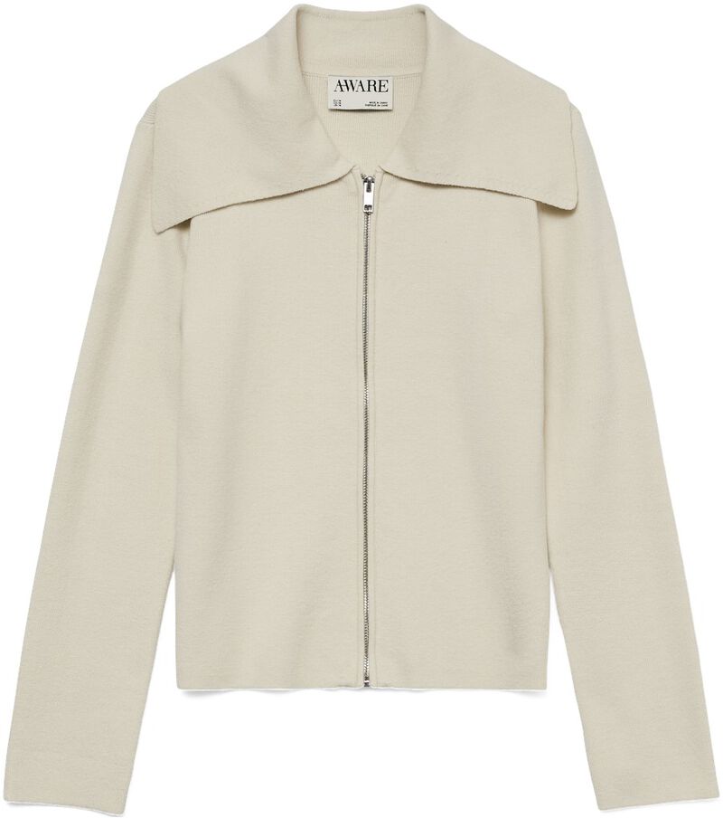 Awverrier Ls O-Neck Midi Knit Cardi