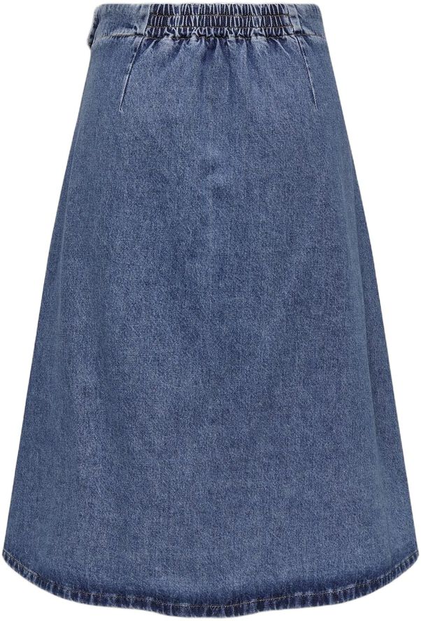 ONLTHEA WRAP MIDI SKIRT DNM CS DOT