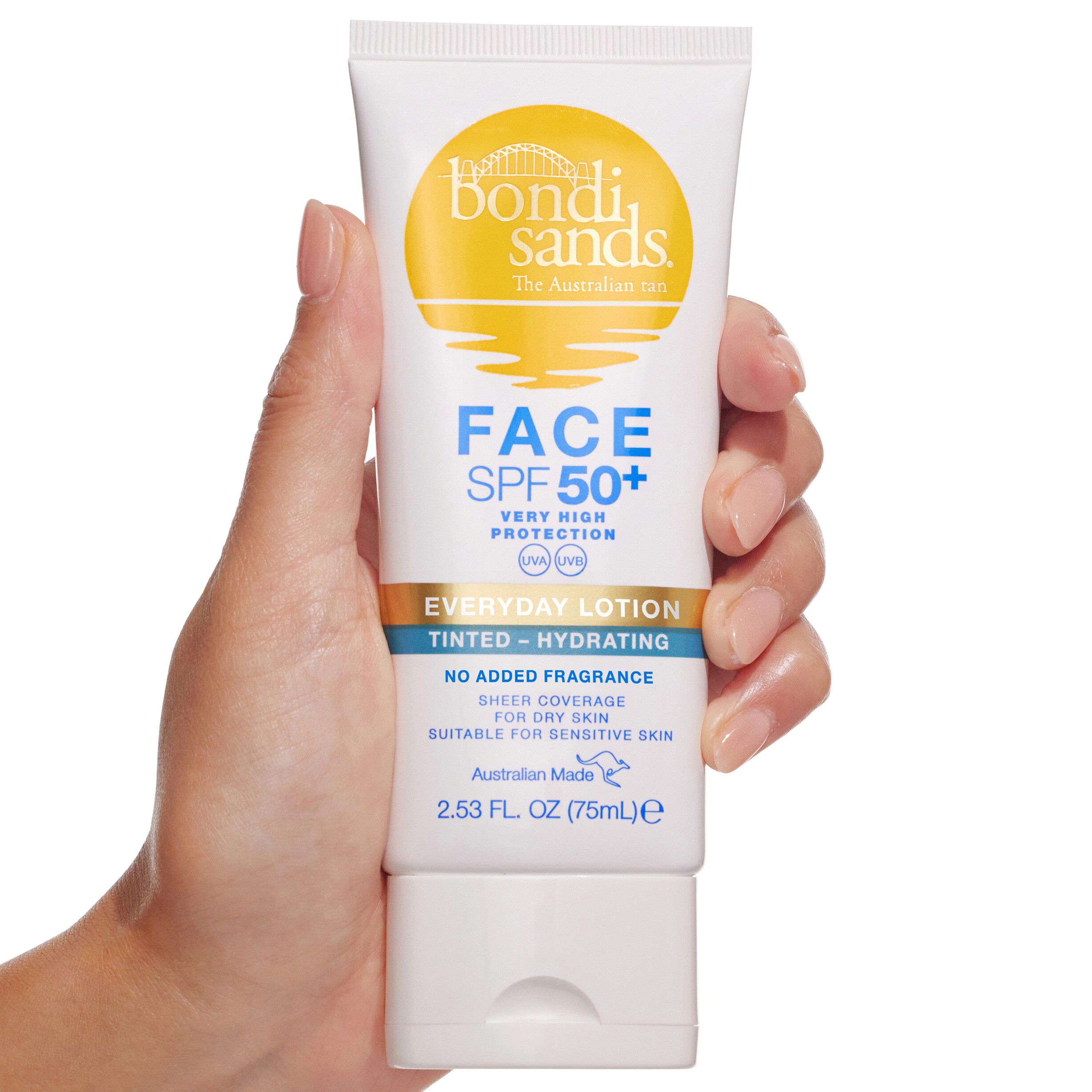 SPF 50+ EVERYDAY HYDRATING TINTED FACE LOTION 75mL
