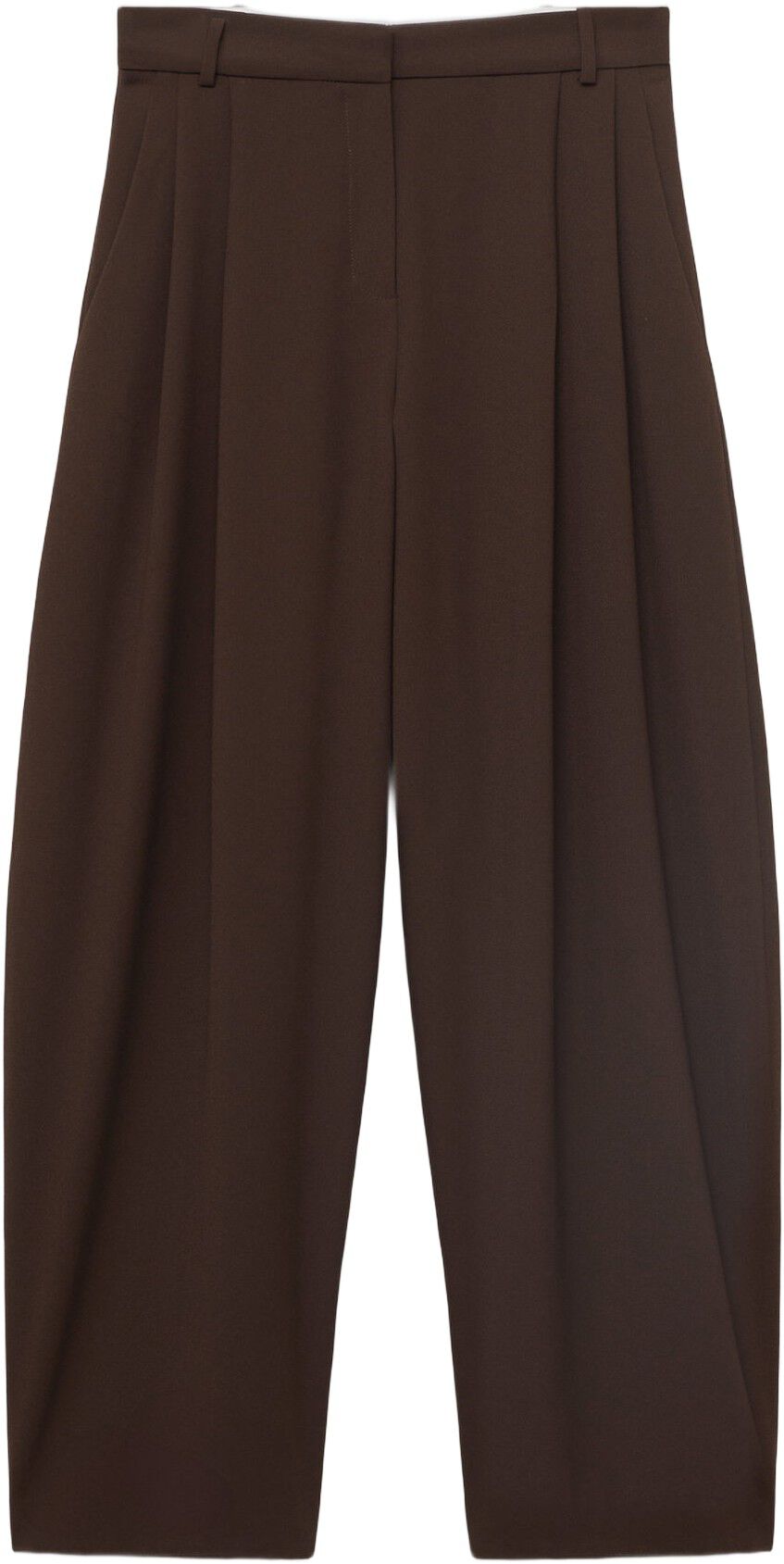 Pleat detail trousers