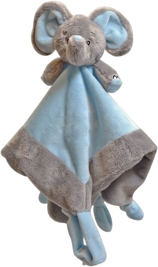 NUSSEKLUD ELEFANT BLÅ 35X