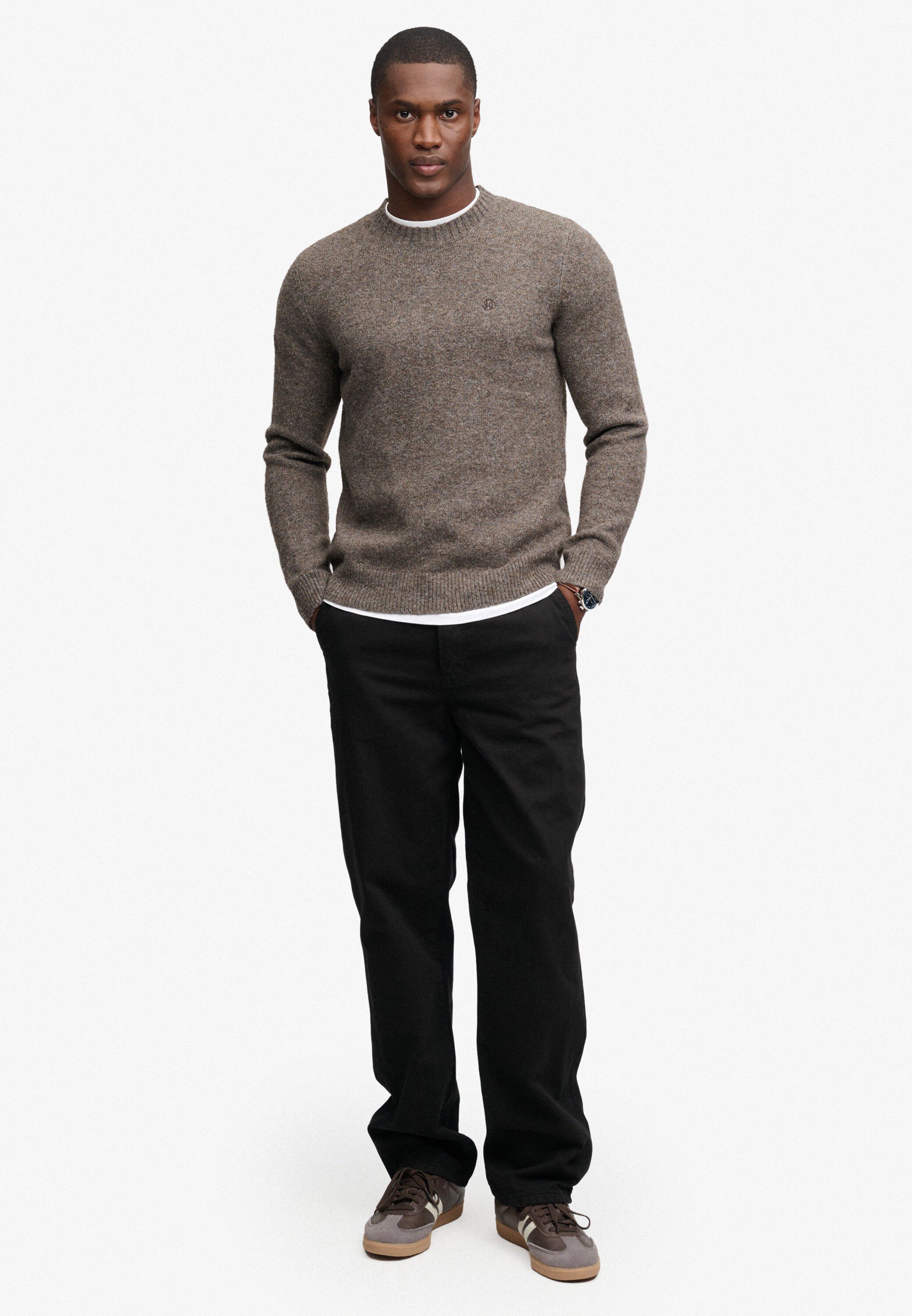BRUSHED KNITTED JUMPER