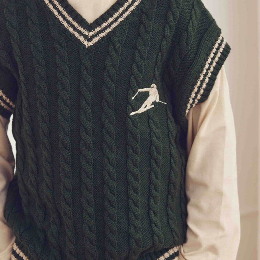 Knit Cable Vest
