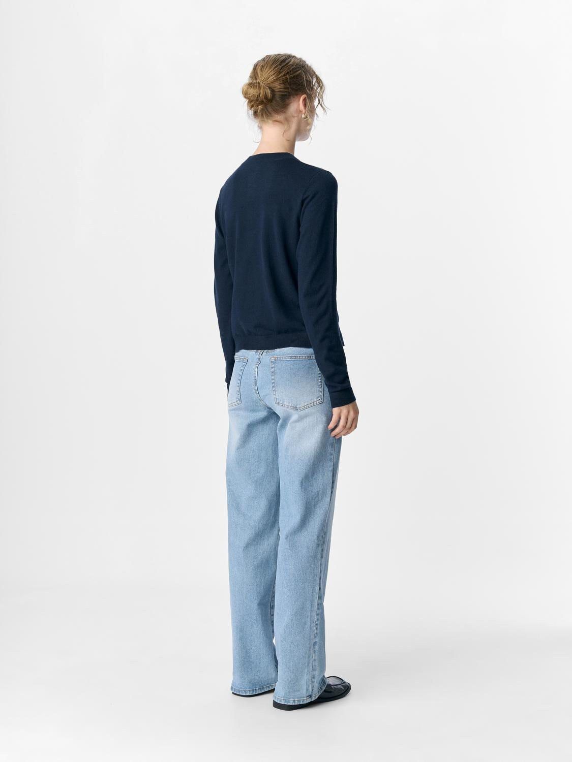 OBJTHESS L/S SHORT CARDIGAN NOOS