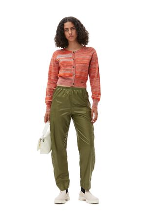 Shiny Quilt Elasticated Pants