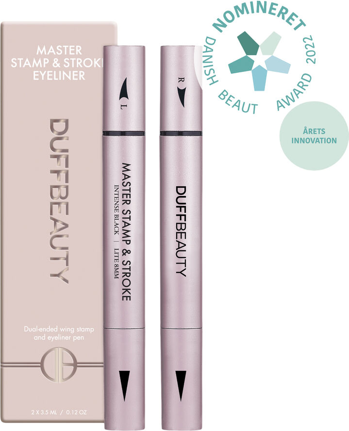 Master stamp and stroke eyeliner Intense Black - lite 8mm
