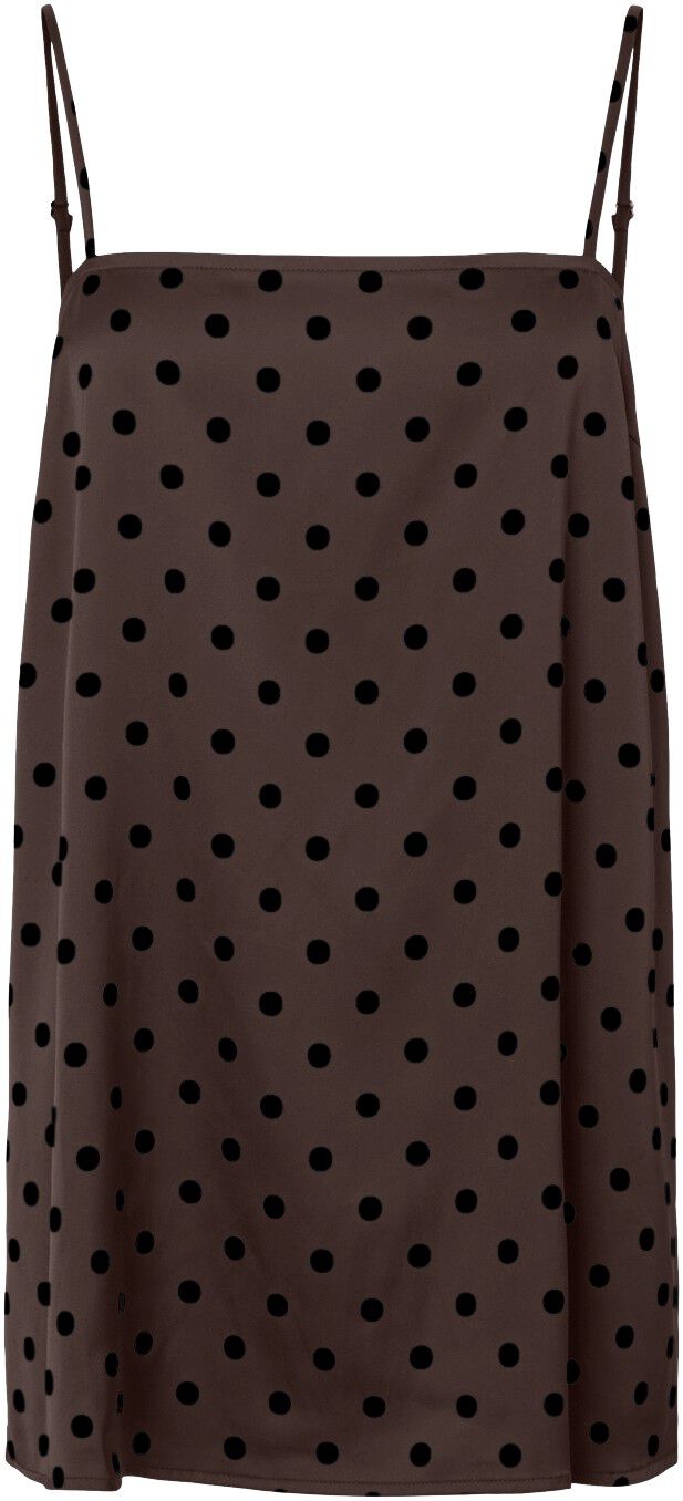 PCJYTTA STRAP SATIN TOP WVN D2D