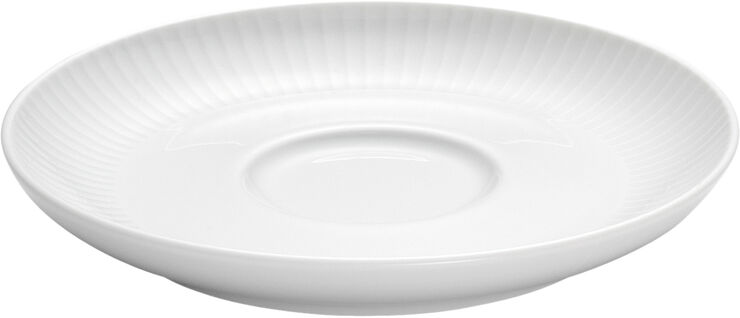 Plissé underkop 14 cm.