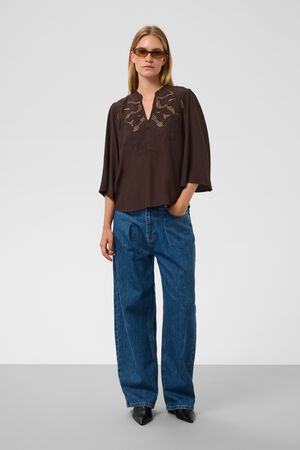 SLLantana Embroidery Blouse SS