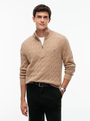 LAMBSWOOL CABLE ZIP MK