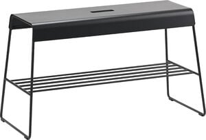 Bænk med hylde A-Bench Outdoor Black