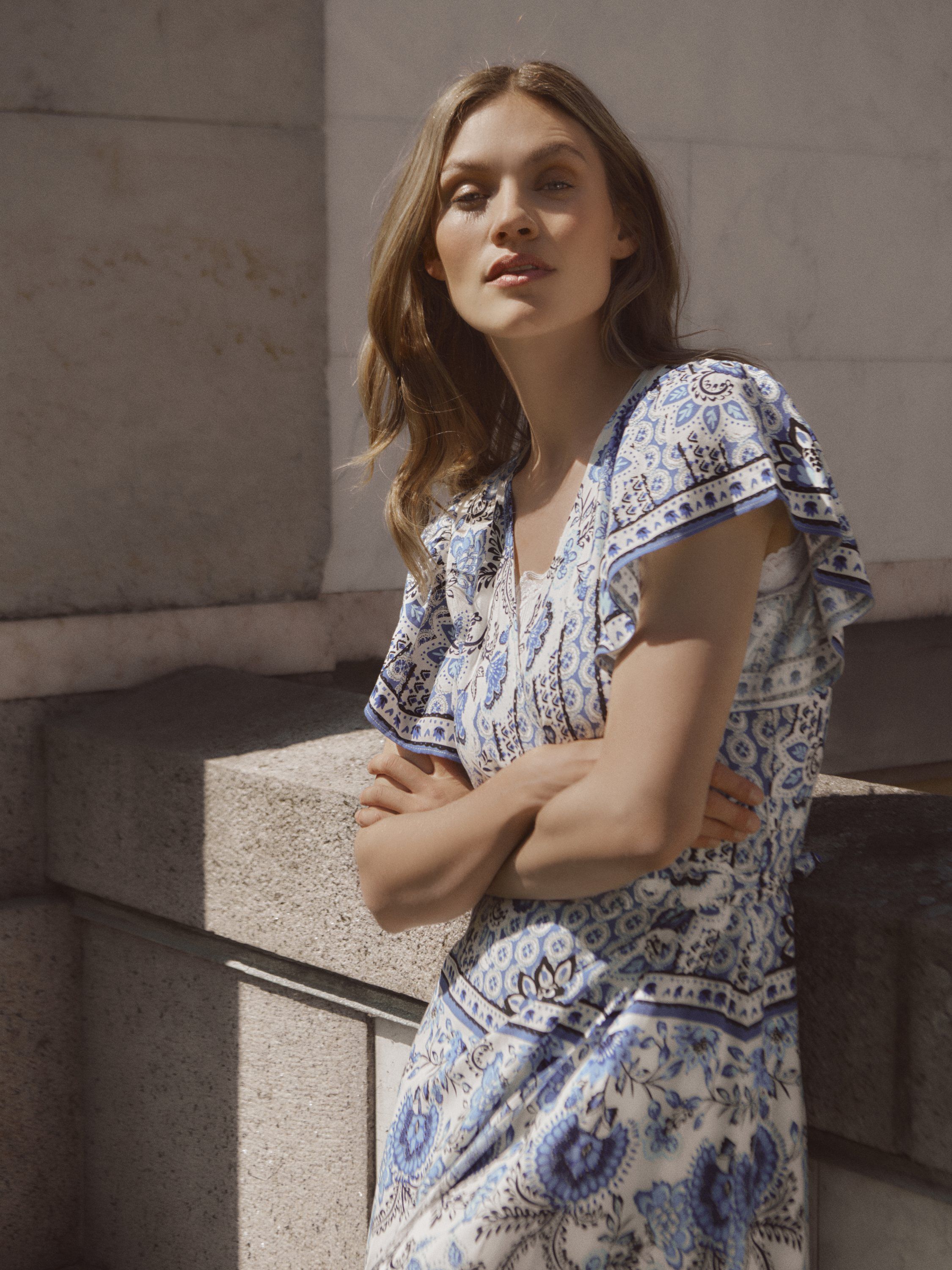 RWElif SS Midi Wrap Dress