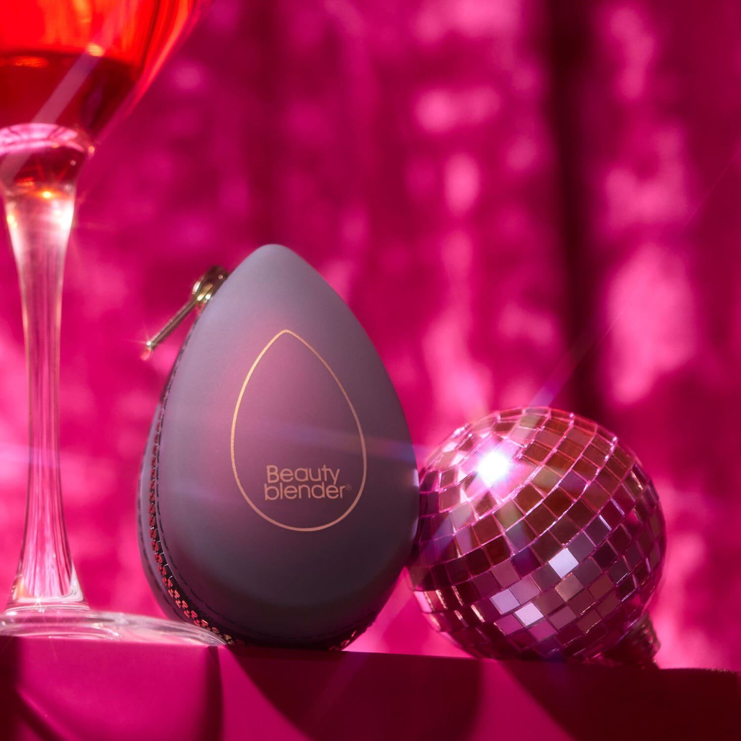 Midnight Blend & Blur Set - S&aelig;t med makeupsvamp, puff og etui