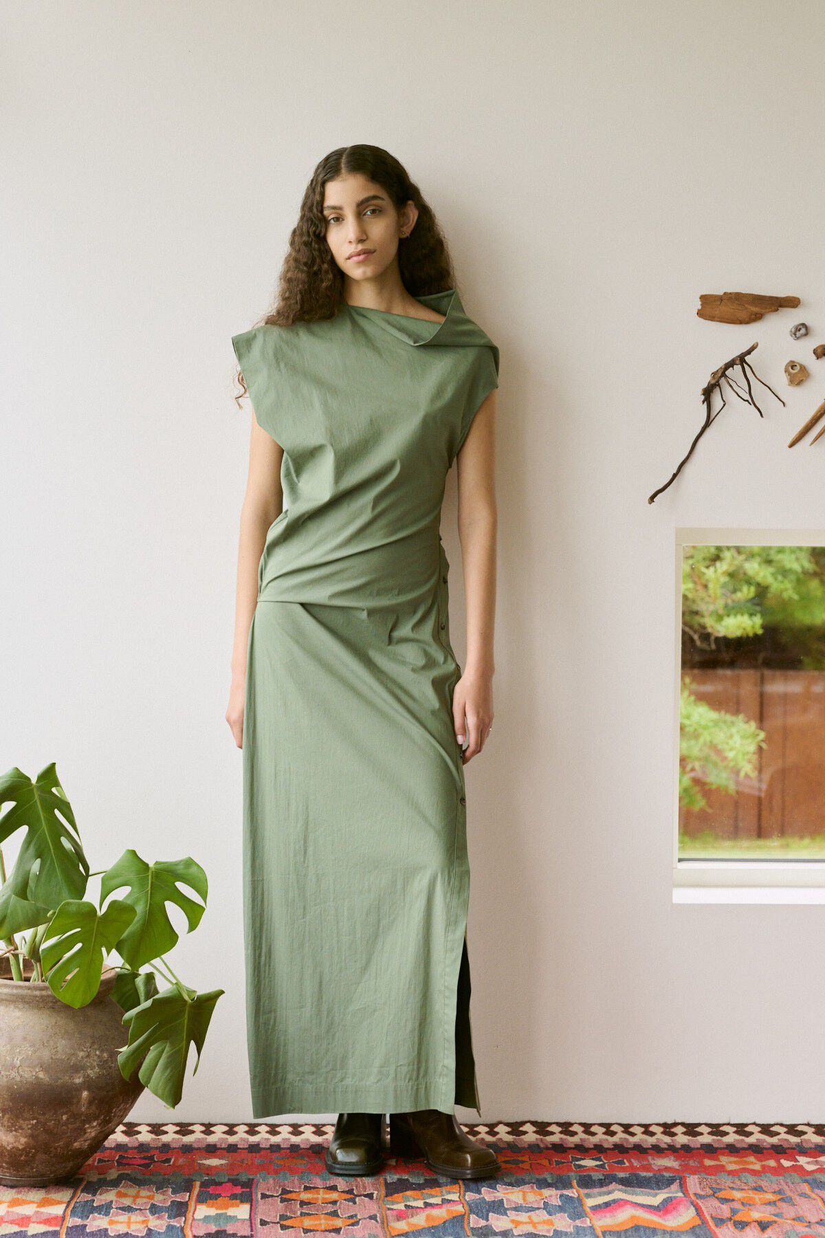 Papery long dress - Fatou