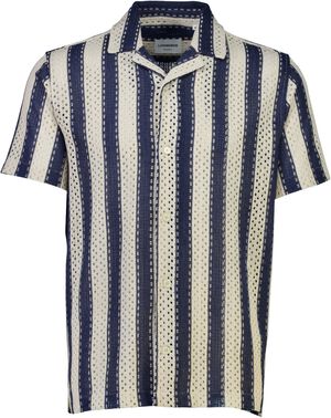 Bold striped resort shirt S/S