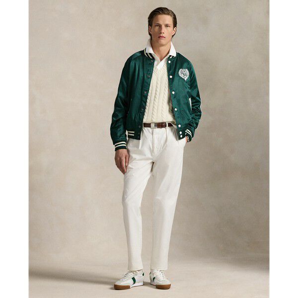 Wimbledon Satin Baseball Jacket