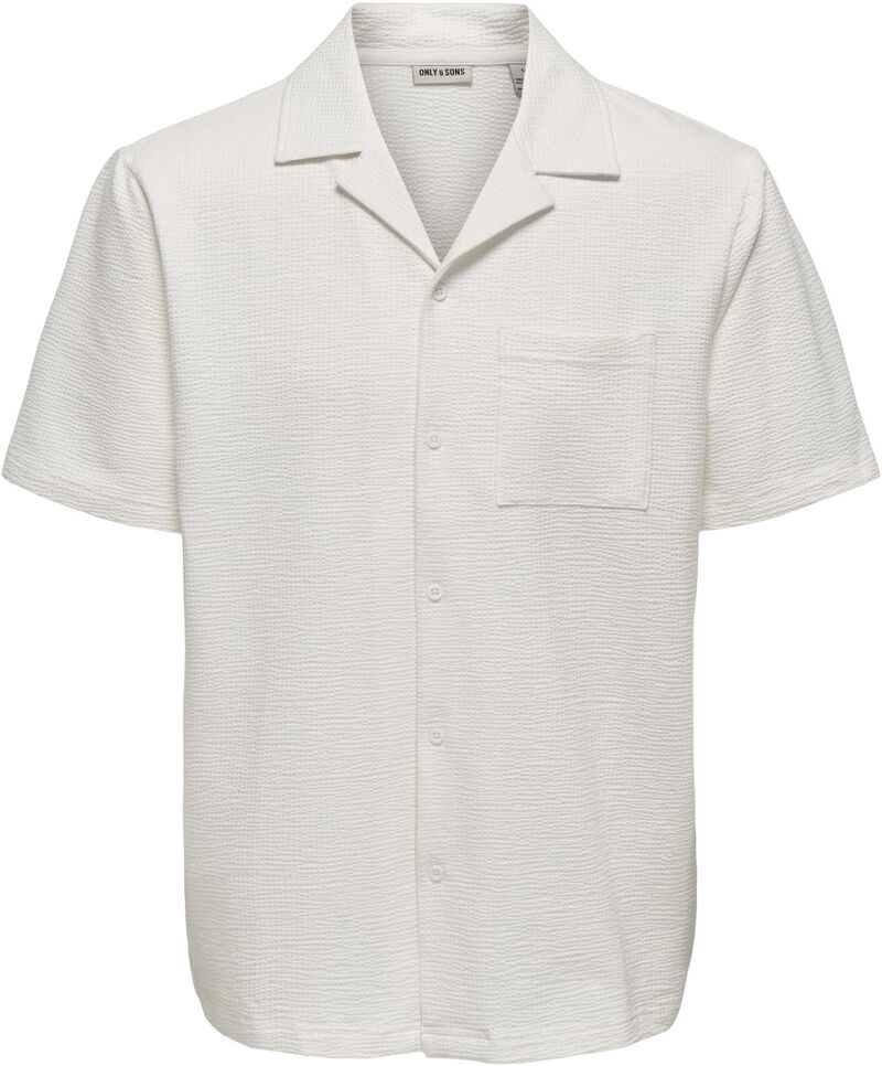 Onskian Life Seersucker Ss Shirt No