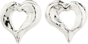 TIDE heart earrings silver-plated