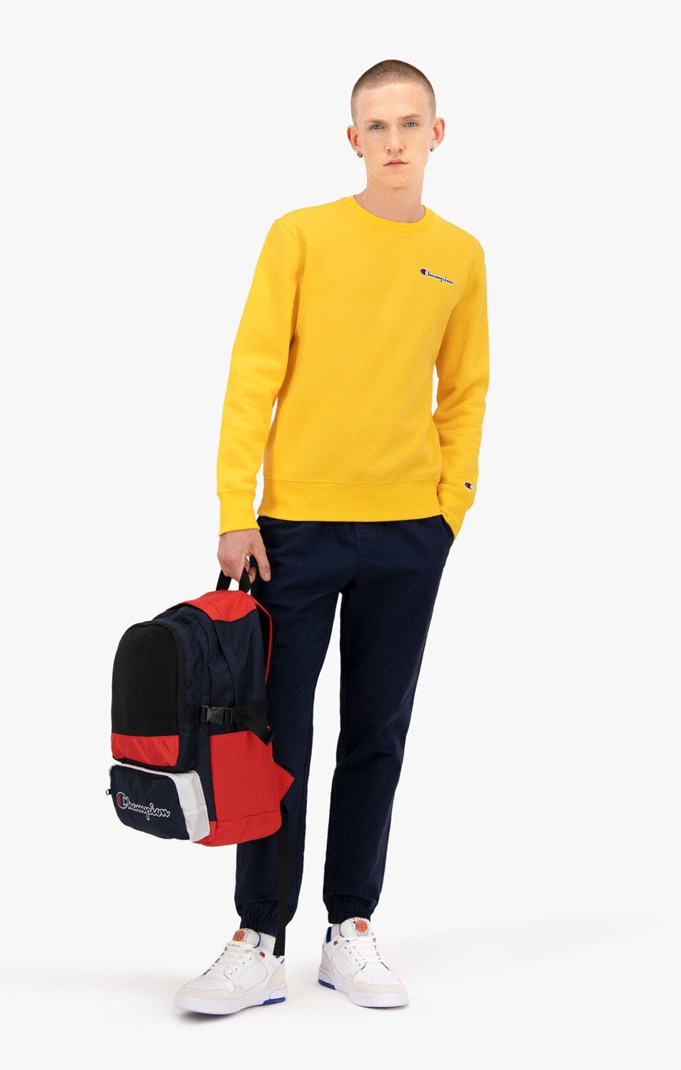 Organic Cotton Blend Small Script Logo sweatshirt