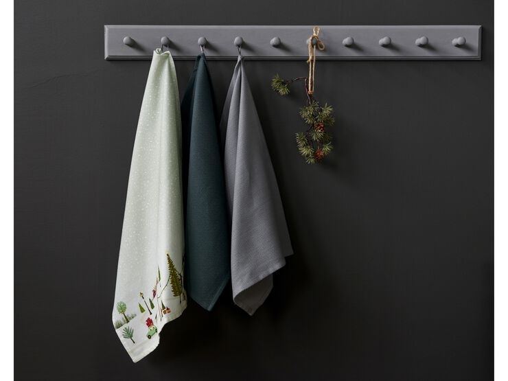 Viskestykke Diamond 50x70 cm Forest green