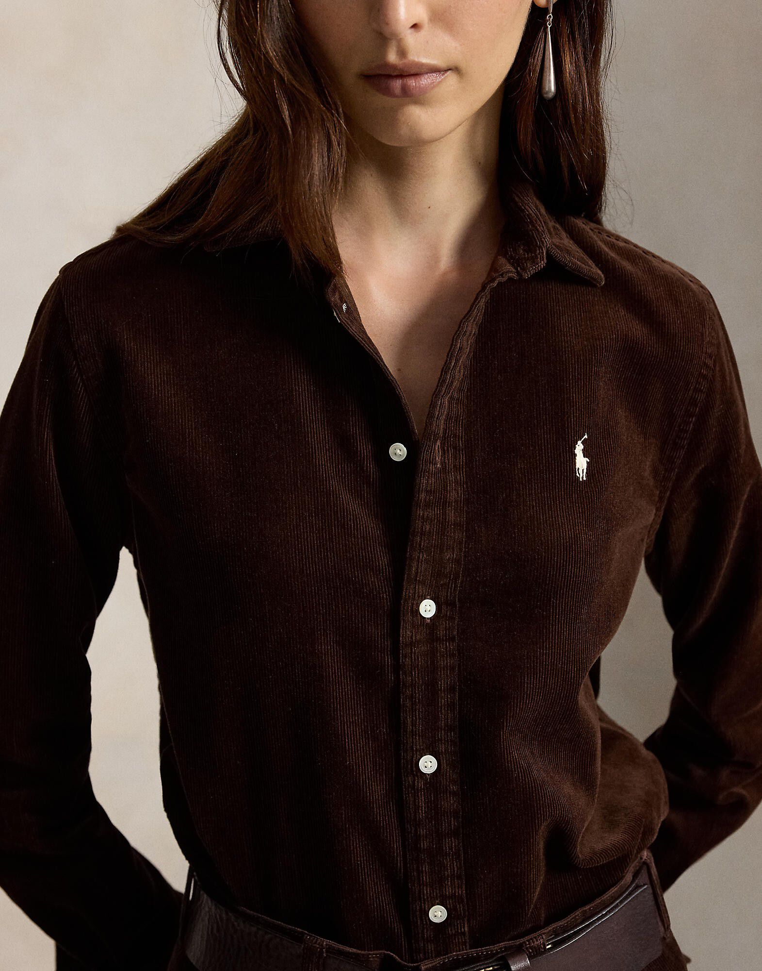 Classic Fit Cotton Corduroy Shirt
