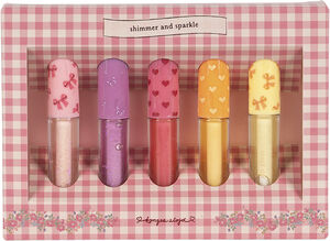 GLITTER LIP GLOSS 5 PCS