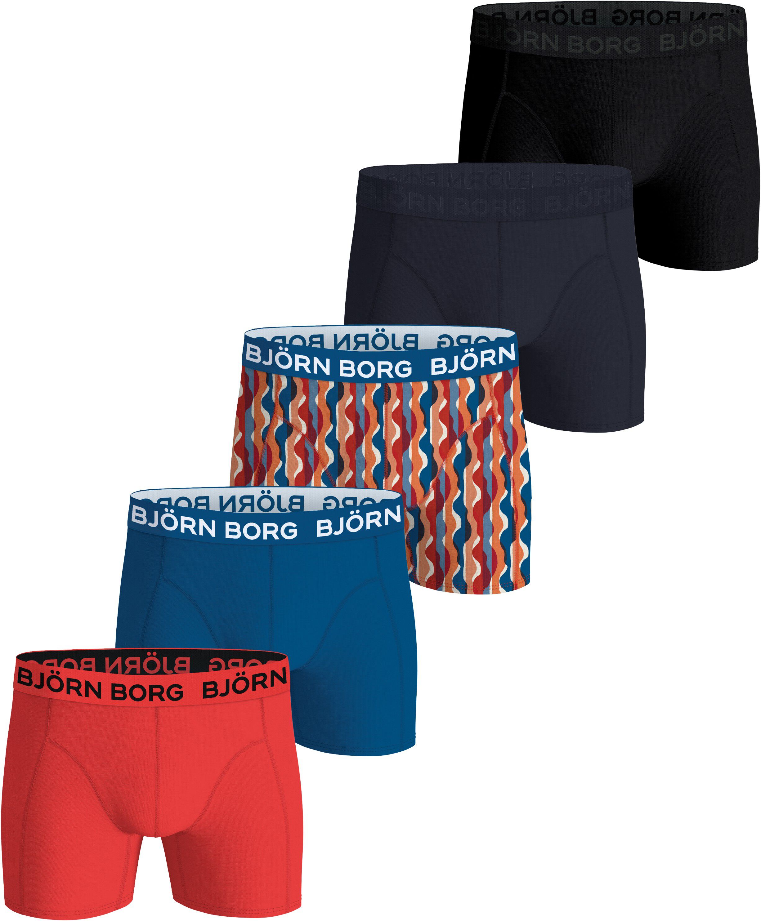COTTON STRETCH BOXER 5p