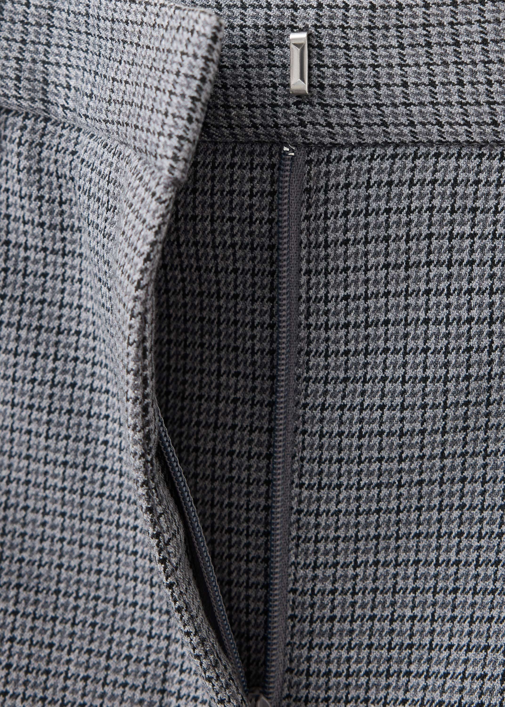 Chalk-stripe straight trousers