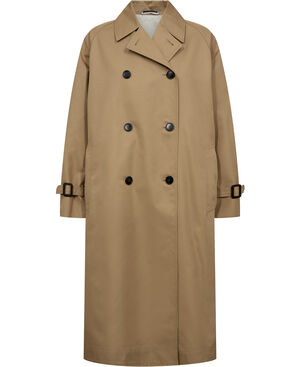 Reversible Water-repellent Canasta Trench Coat