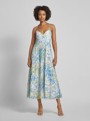 Kjole i blomstret print
