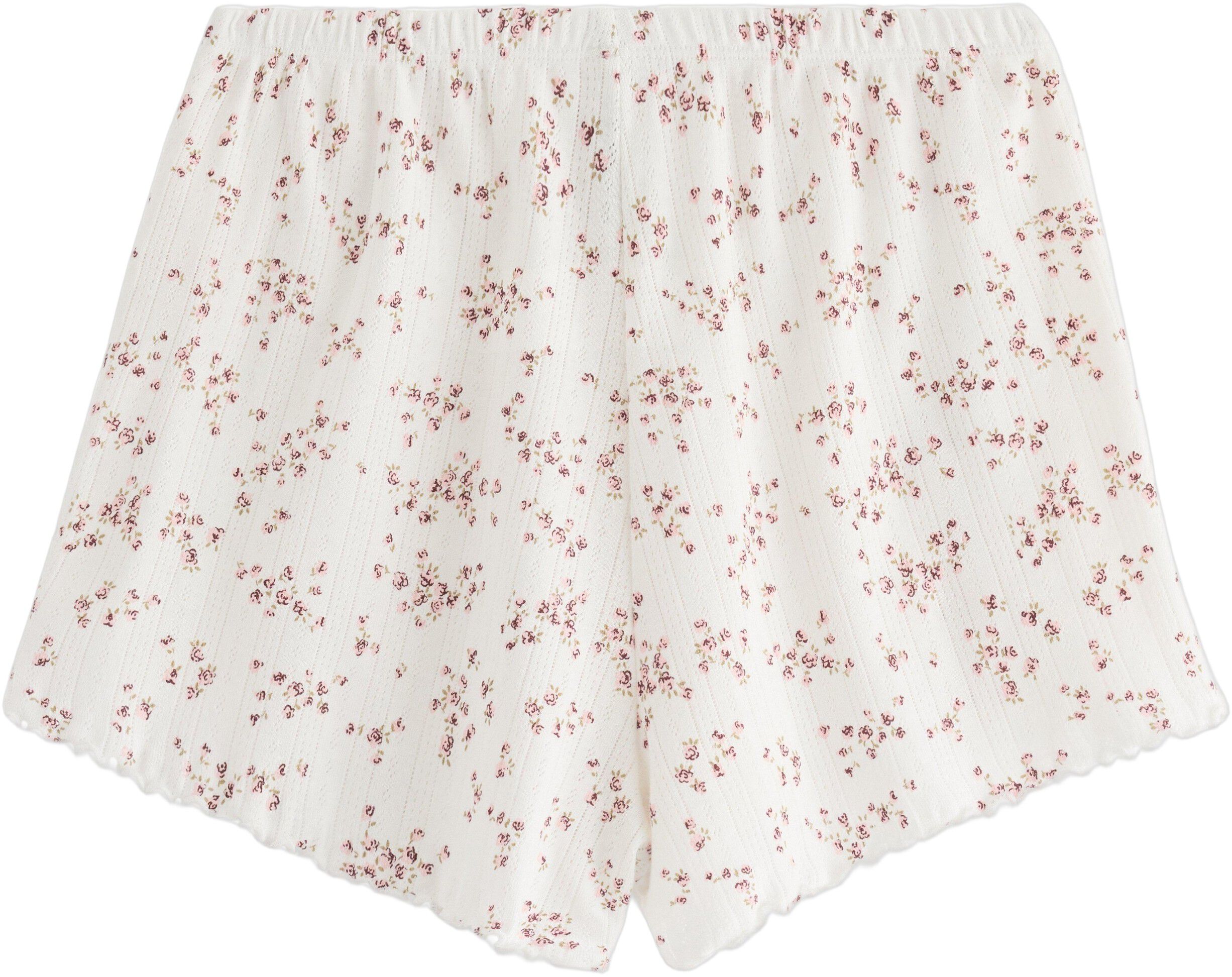 Comfy pyjama shorts in pointelle kn
