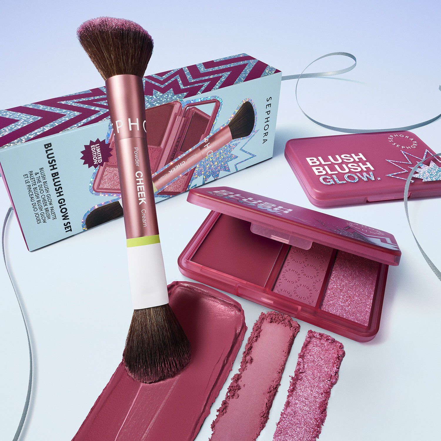 Blush Blush Glow Set - Rouge- & Highlighter Palet
