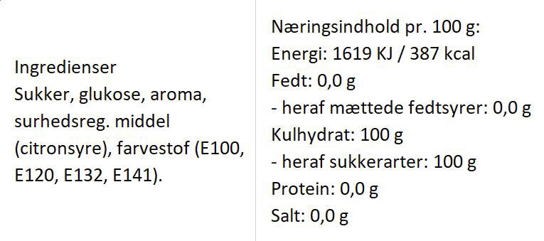 Regnbue, Klodsbundspose, 140g