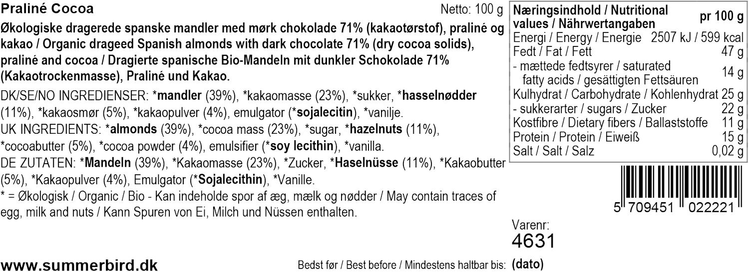 Pralin&eacute; Cocoa