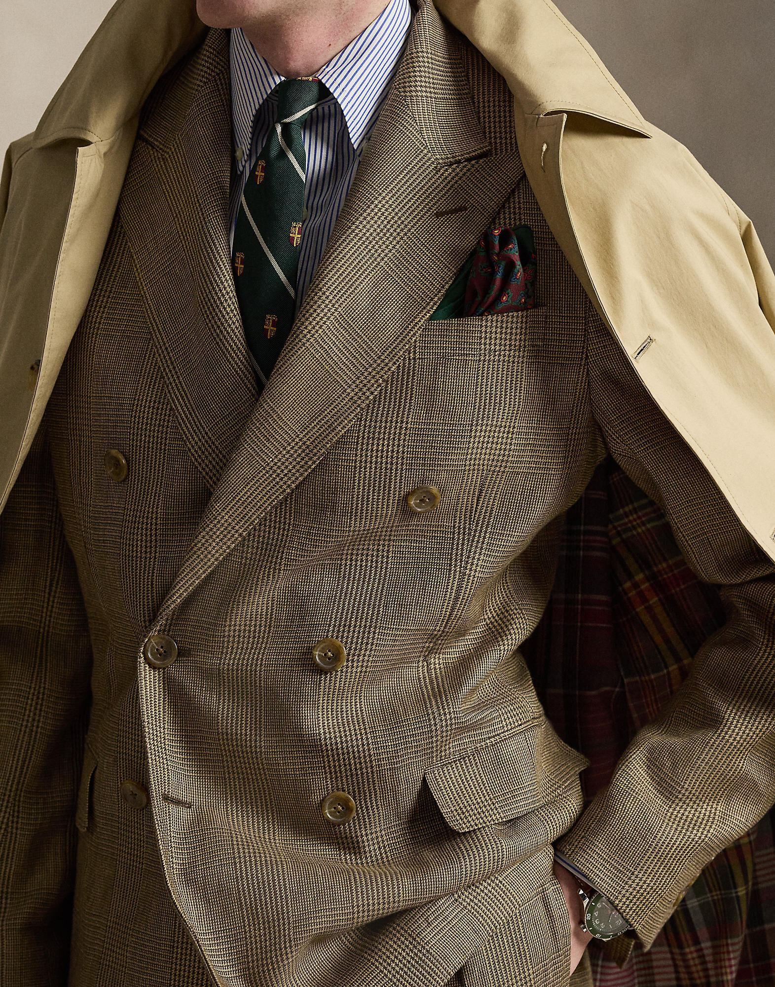 Polo Modern Fit Glen Plaid Suit Jacket