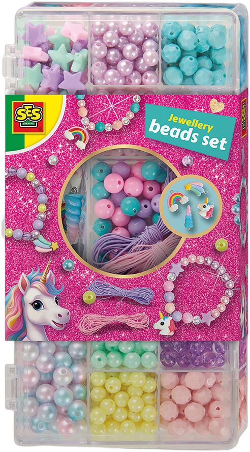 SES Creative - Smykkesæt - Enhjørning