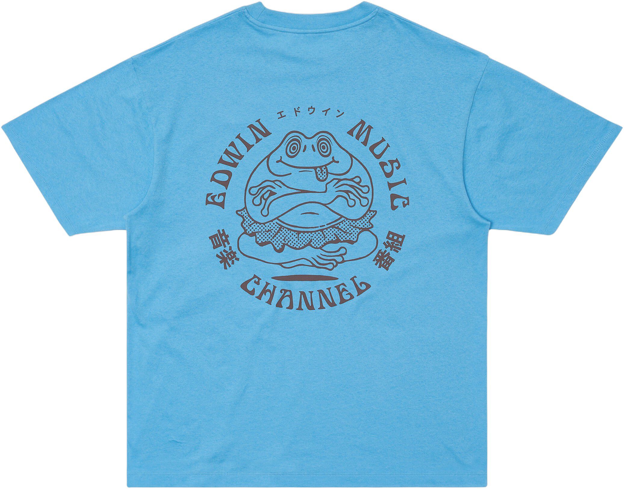 Edwin Music Channel T-Shirt - Azure Blue