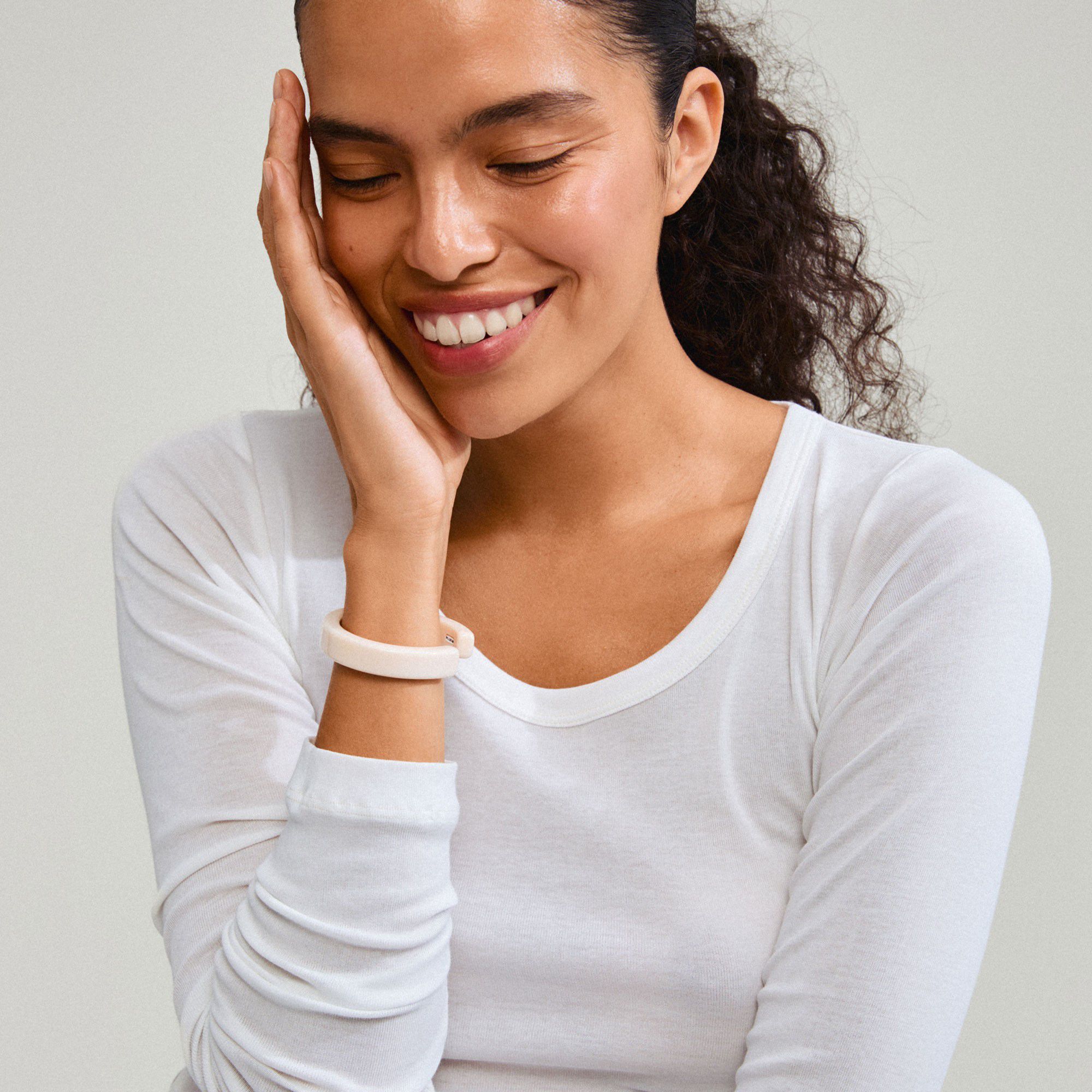 ECLIPSE bangle white