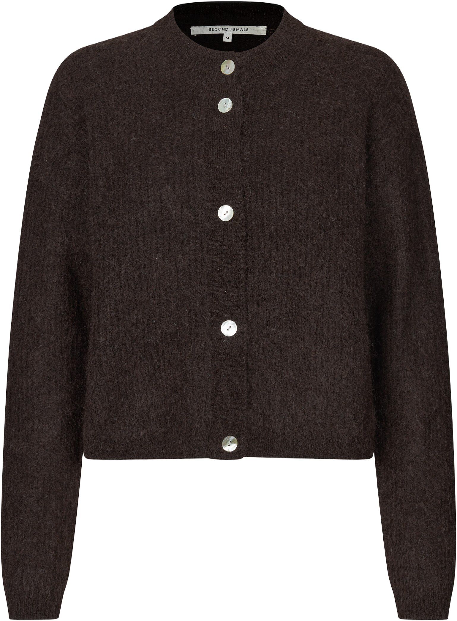 Andrea Knit Rib LS Cardigan