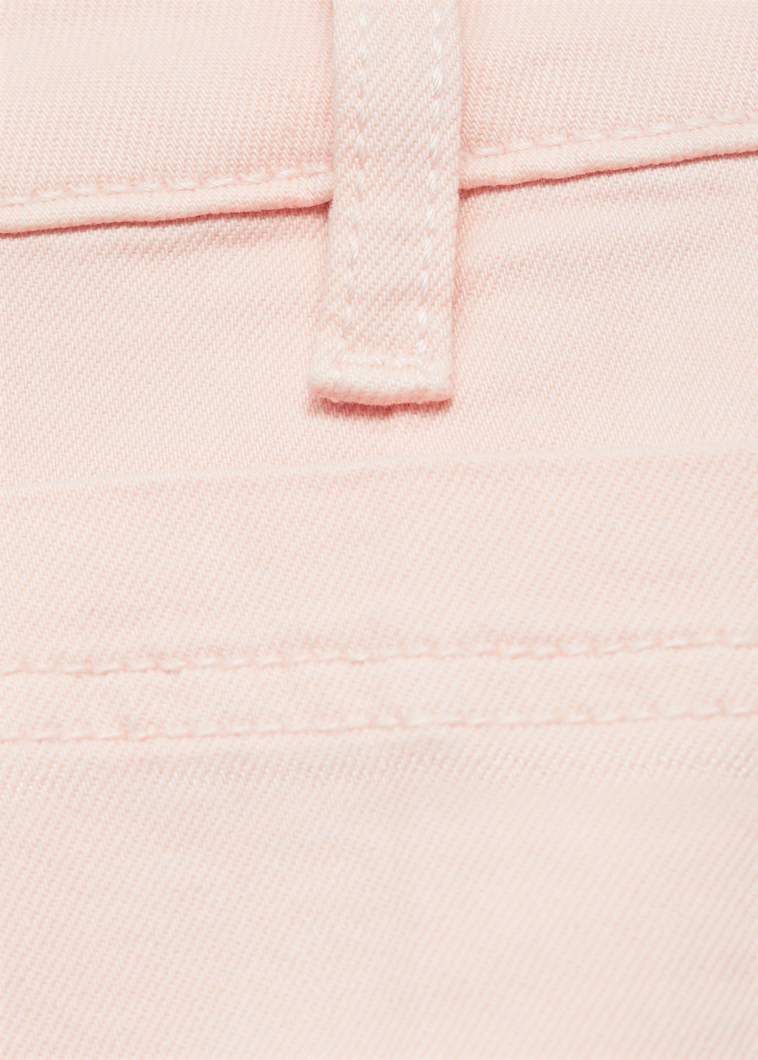 Flared cropped jeans with pockets