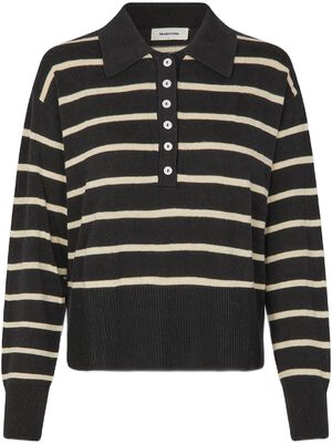MalvaMD stripe polo