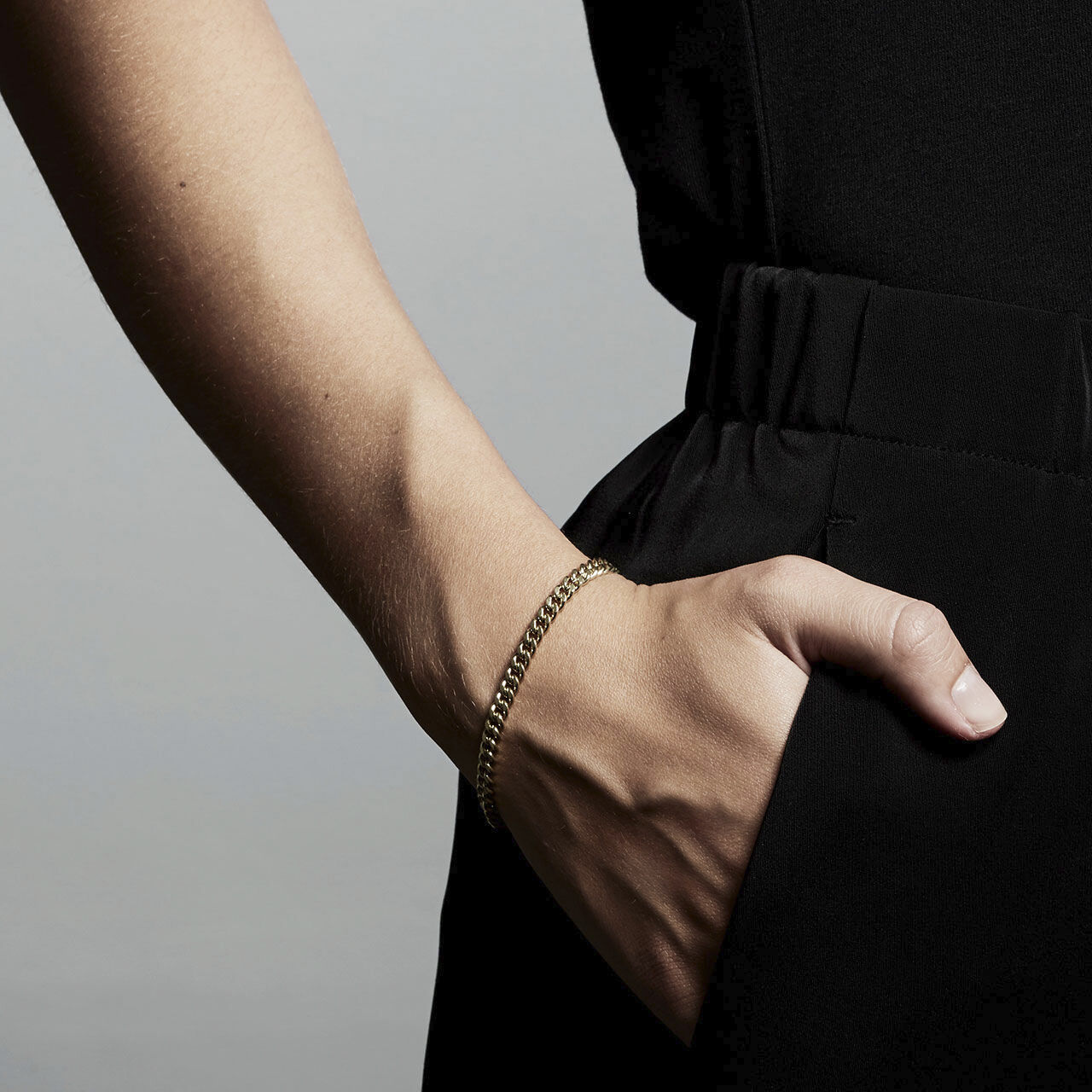 Armb&aring;nd, Fuchsia, Guldbelagt